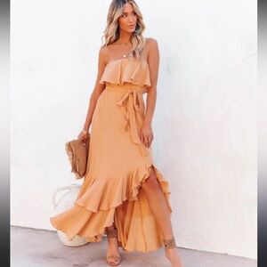 Free People Tiered Ruffle Maxi Dress